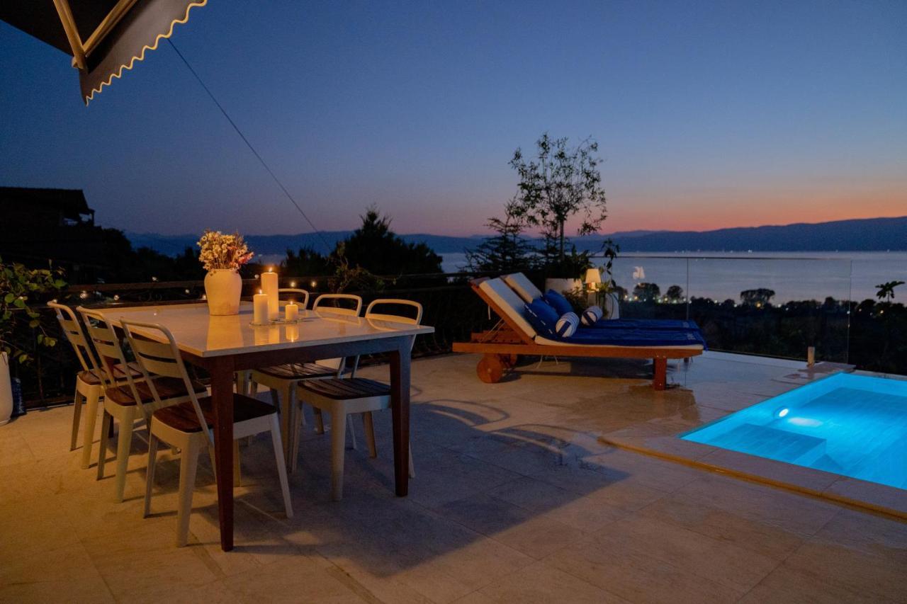 Casa Farmak - 4 Bedroom Lux Apartment With Infinity Pool & Lake View 奥赫里德 外观 照片